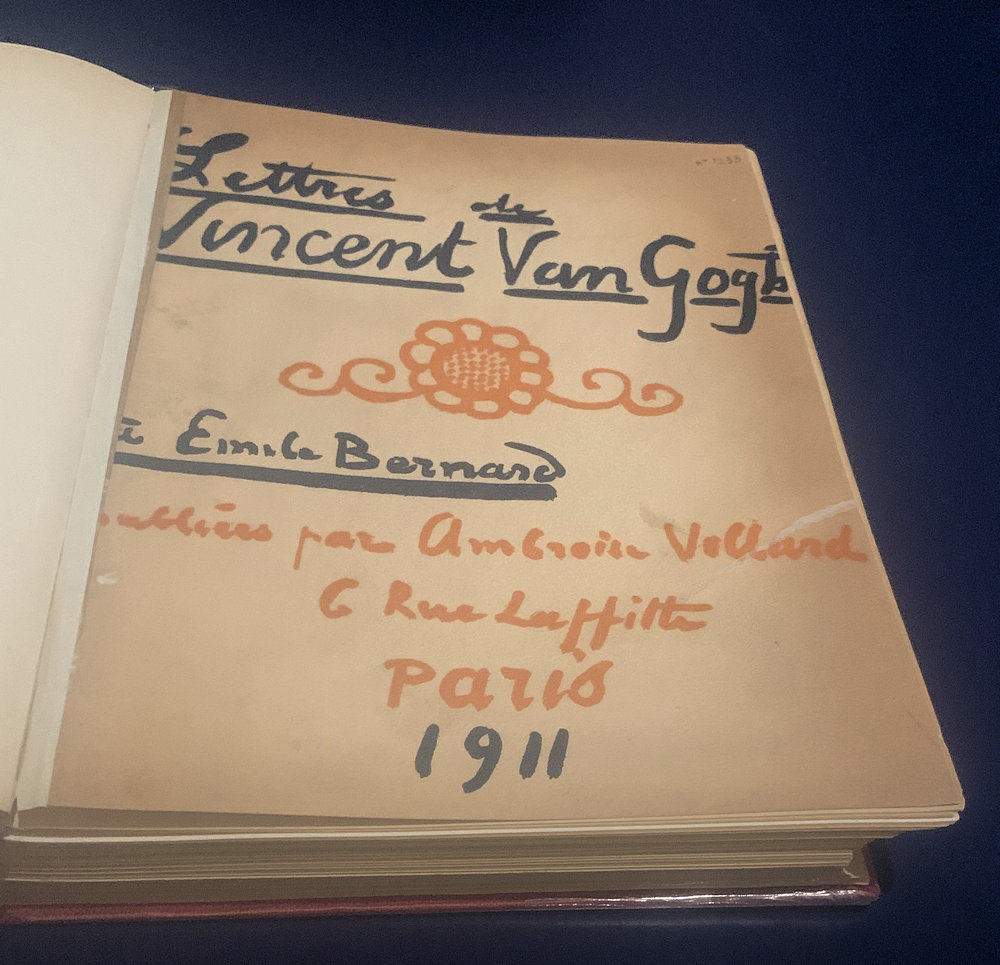 Lettres de Van Gogh par Emile Bernard